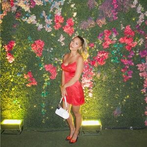 Chic Scarlet Mini Dress